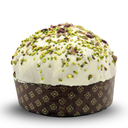 PANETTONE AL PISTACCHIO DI BRONTE 800g + Vasetto 190g Crema di Pistacchio